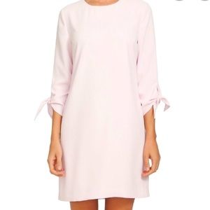 NWT CeCe sheath dress with tied sleeves